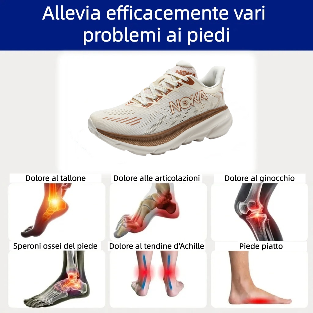 🔥Ultimo giorno! Metà prezzo! ⏰ Scarpe ortopediche di lusso, dal design ergonomico ✅ Morbide, comode e con un supporto eccellente 🦶 - Alleviano efficacemente il dolore ai piedi