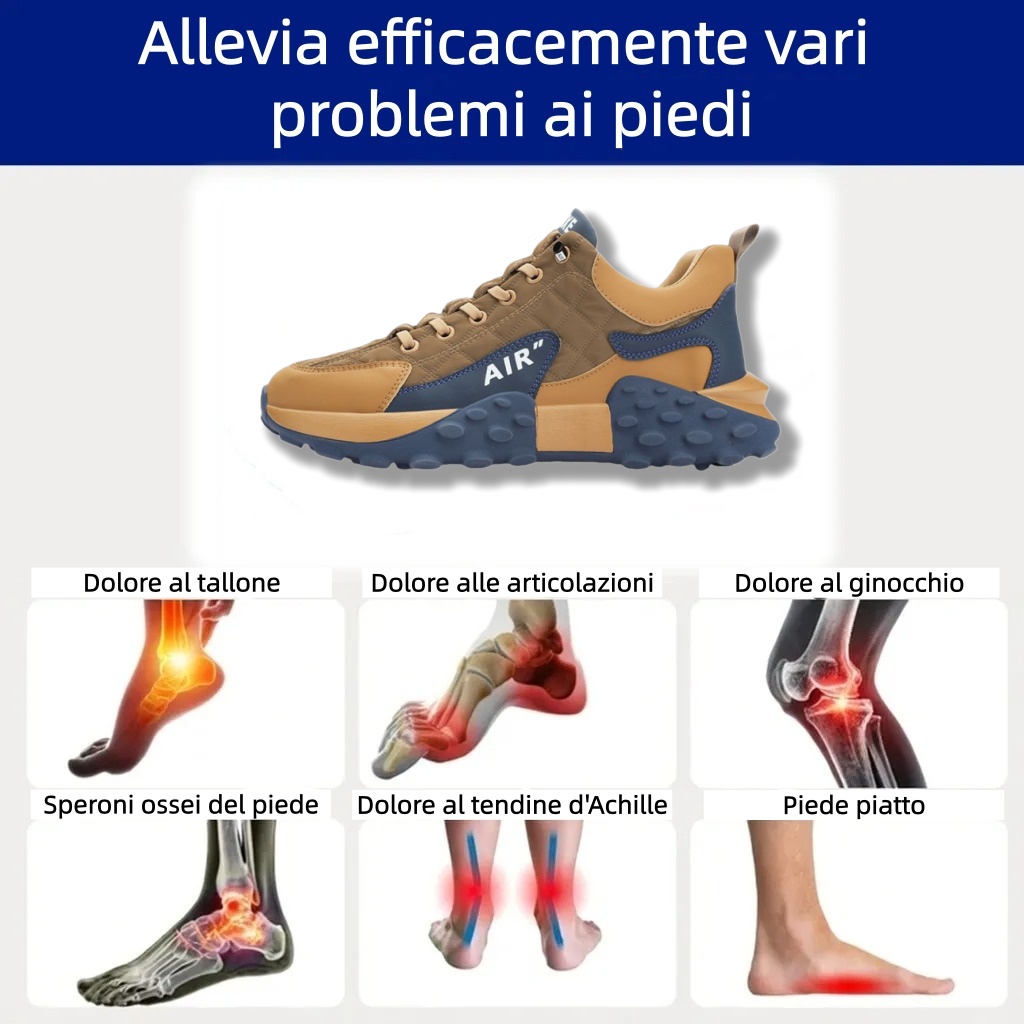 Scarpe ortopediche Linokyr® | Progettate ergonomicamente per alleviare il dolore alla schiena, alle articolazioni e ai piedi e offrire un comfort superiore (AIR).