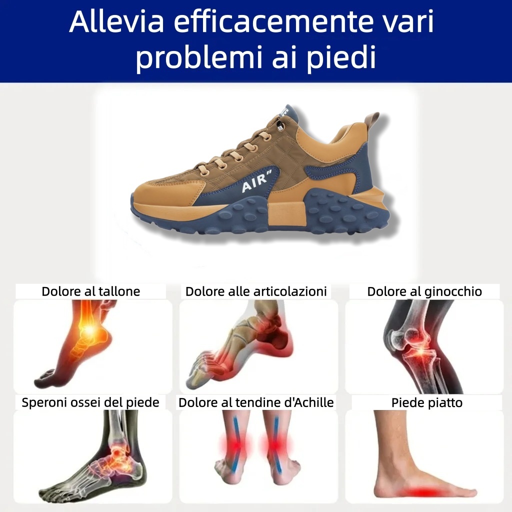 Scarpe ortopediche Linokyr® | Progettate ergonomicamente per alleviare il dolore alla schiena, alle articolazioni e ai piedi e offrire un comfort superiore (AIR).