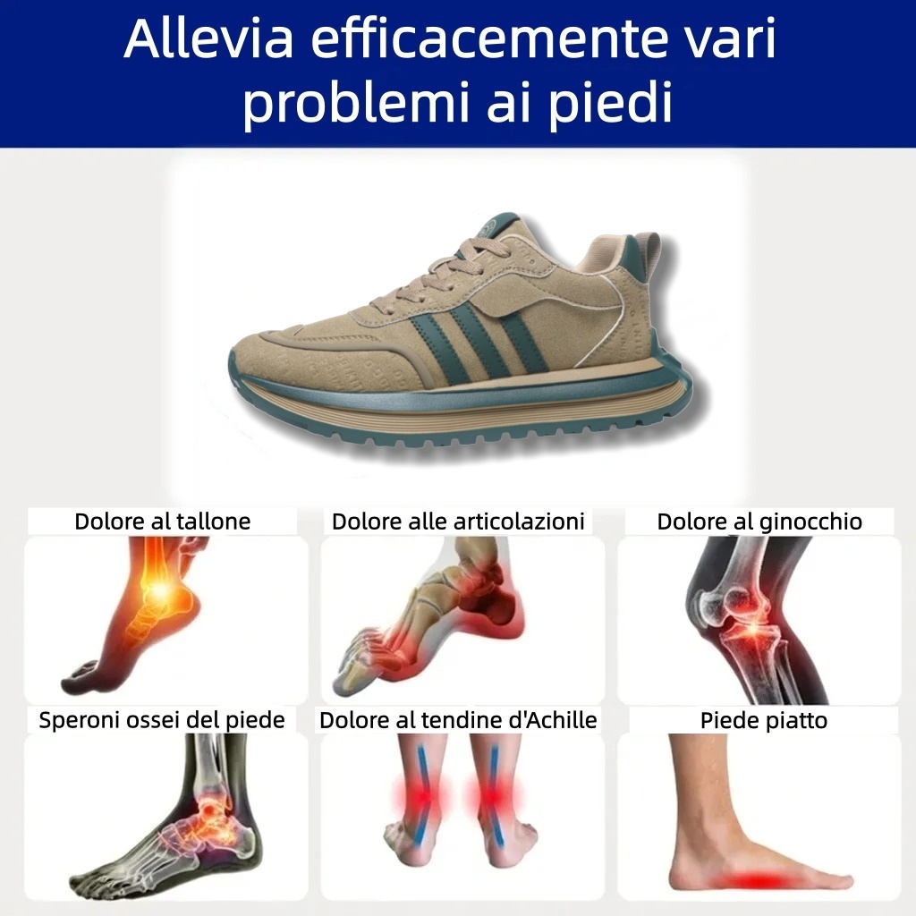 Scarpe ortopediche Linokyr® | Progettate ergonomicamente per alleviare il dolore alla schiena, alle articolazioni e ai piedi e offrire un comfort eccezionale (in collaborazione con un marchio rinomato).