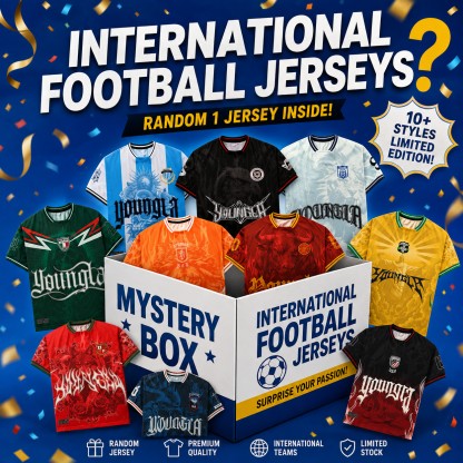 1-Piece International Football Jersey Mystery Box