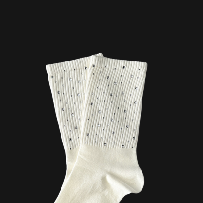 VYBES Rhinestone Socks