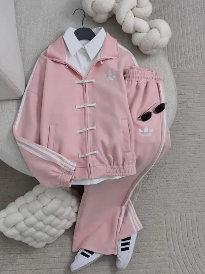 Unisex Track Suit AD pink Image - 1