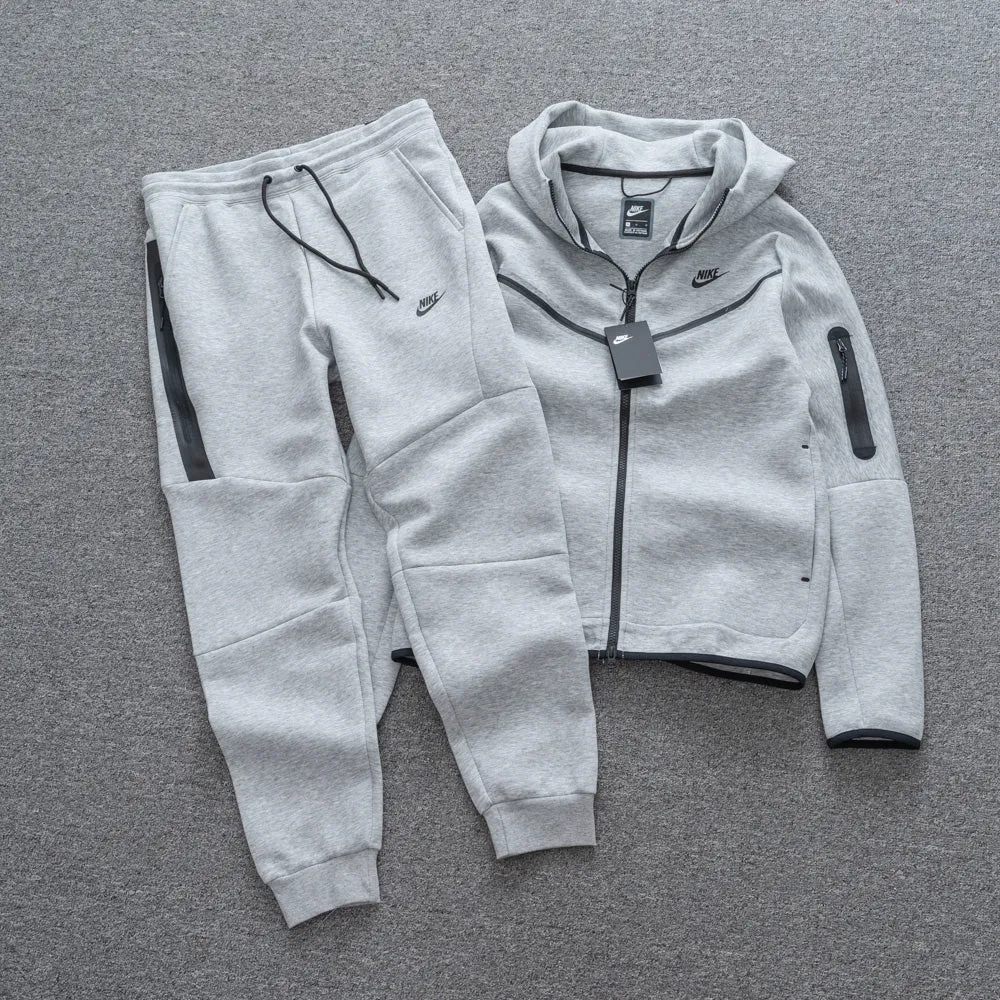Conjunto  Tech Fleece Cinza Image - 1