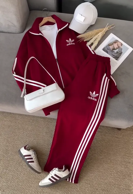 Final Sale 76% OFF | Unisex Track Suit – red Image - 1