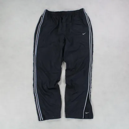 SUPER RARE 00s Trackpants Black Image - 2