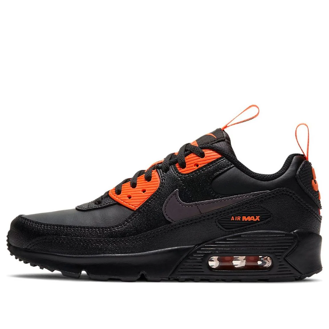 (GS) Air Max 90 SE 'Black Total Orange' CT5231-001