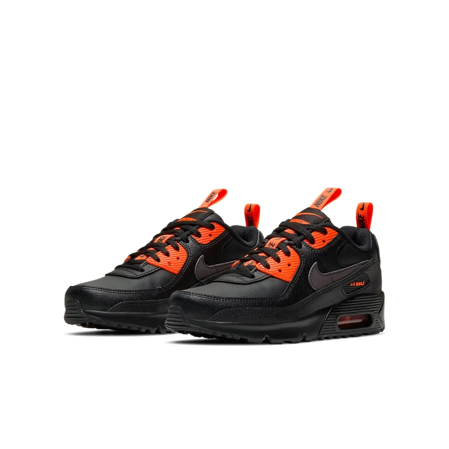 (GS) Air Max 90 SE 'Black Total Orange' CT5231-001