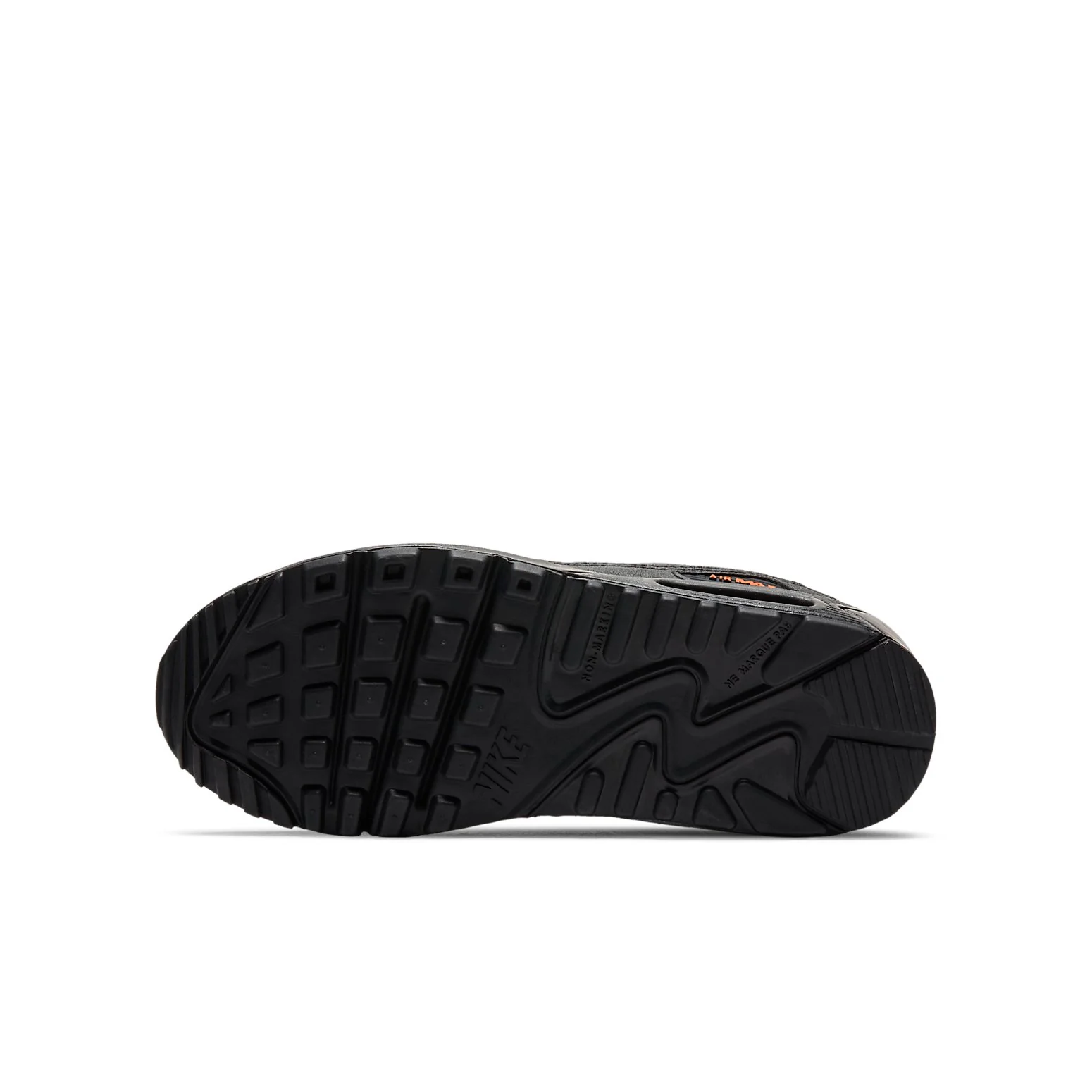 (GS) Air Max 90 SE 'Black Total Orange' CT5231-001
