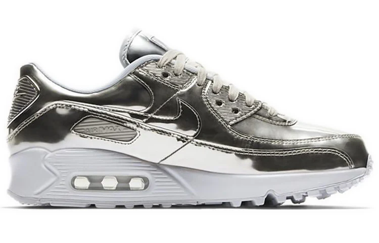 (WMNS) Air Max 90 'Metallic Pack - Chrome' CQ6639-001