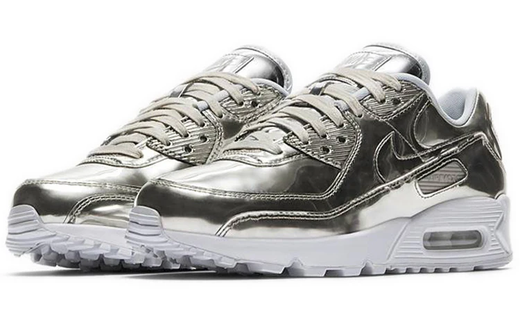 (WMNS) Air Max 90 'Metallic Pack - Chrome' CQ6639-001