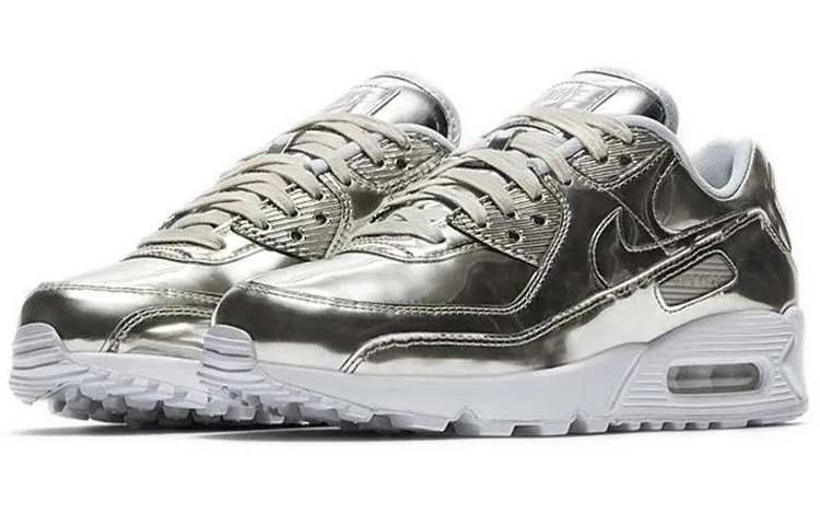 (WMNS) Air Max 90 'Metallic Pack - Chrome' CQ6639-001