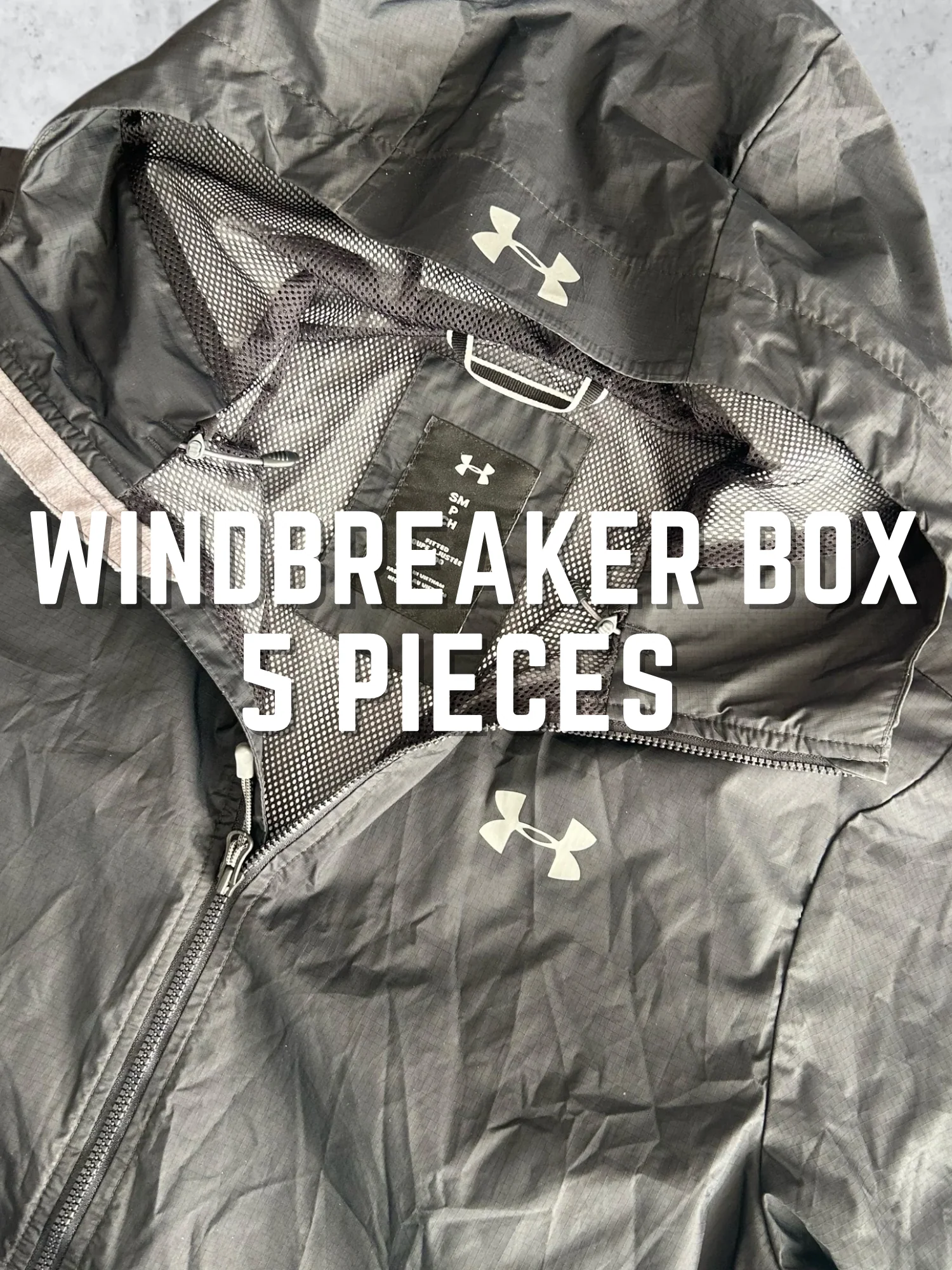 Vintage Branded Windbreaker Box – 5 Stuks