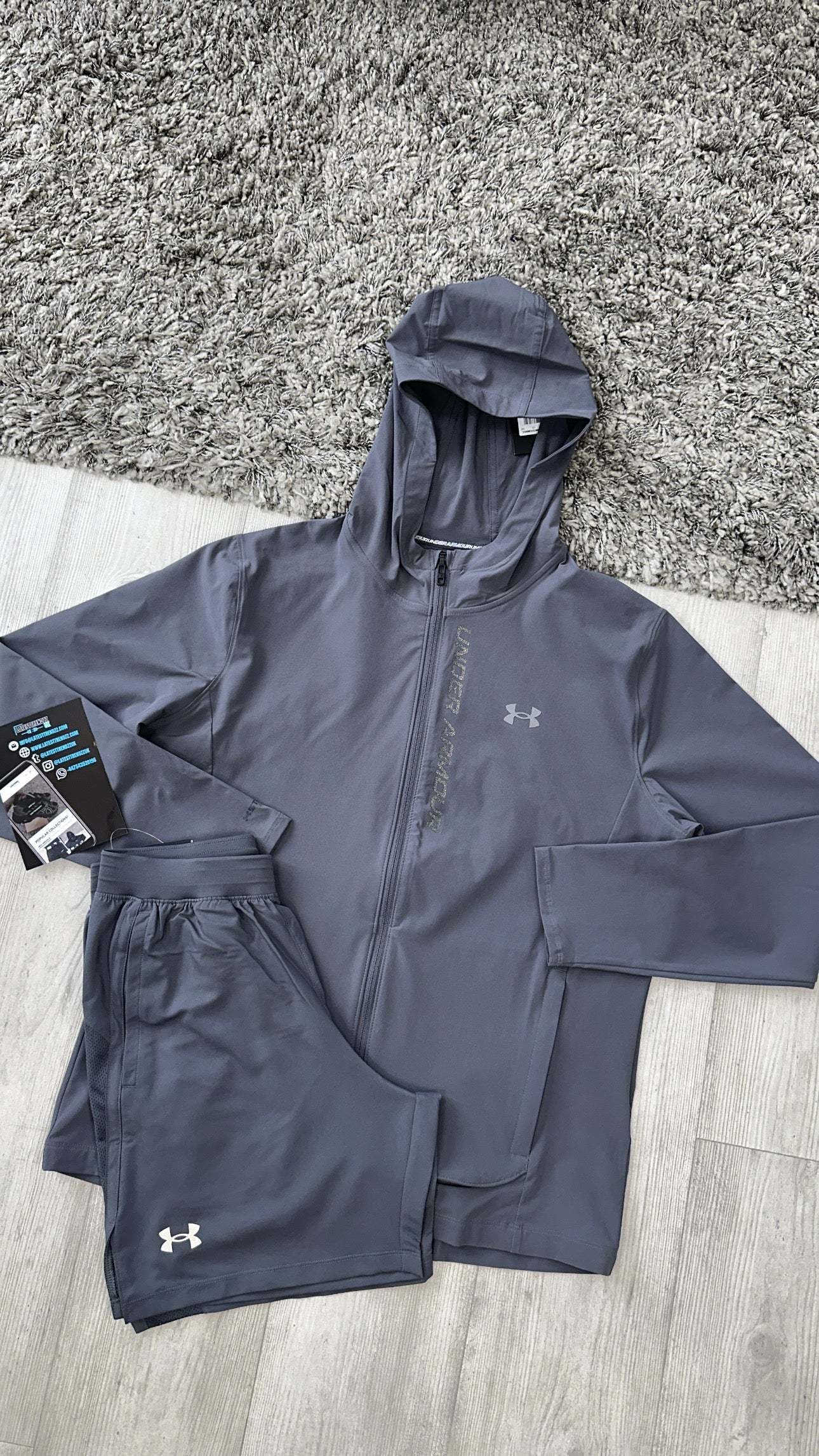 UNDER ARMOUR STORM TRACKSUIT - DARK GREY