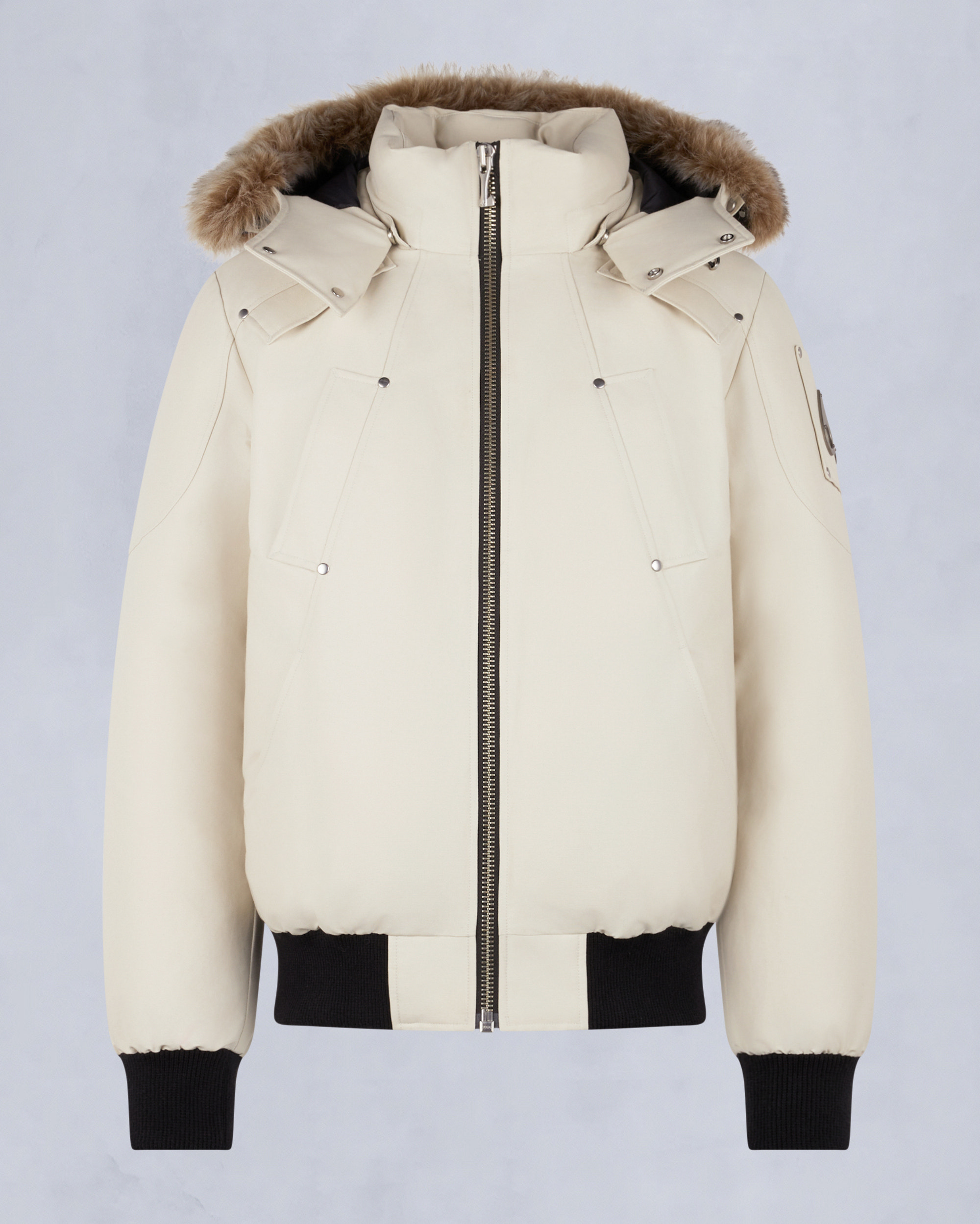 ORIGINAL BALLISTIC SHEARLING TRIM BOMBER JACKET