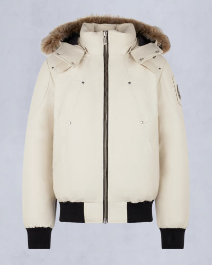 ORIGINAL BALLISTIC SHEARLING TRIM BOMBER JACKET