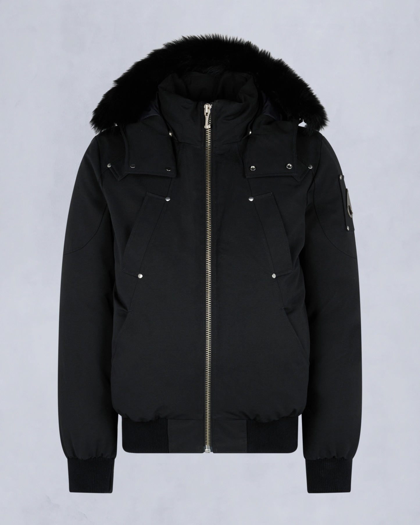 ORIGINAL BALLISTIC SHEARLING TRIM BOMBER JACKET