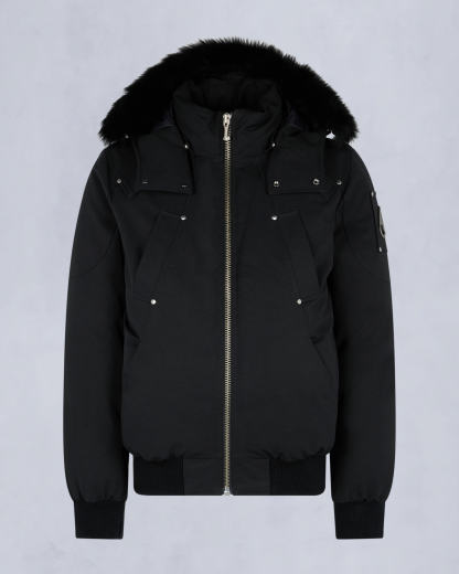 ORIGINAL BALLISTIC SHEARLING TRIM BOMBER JACKET