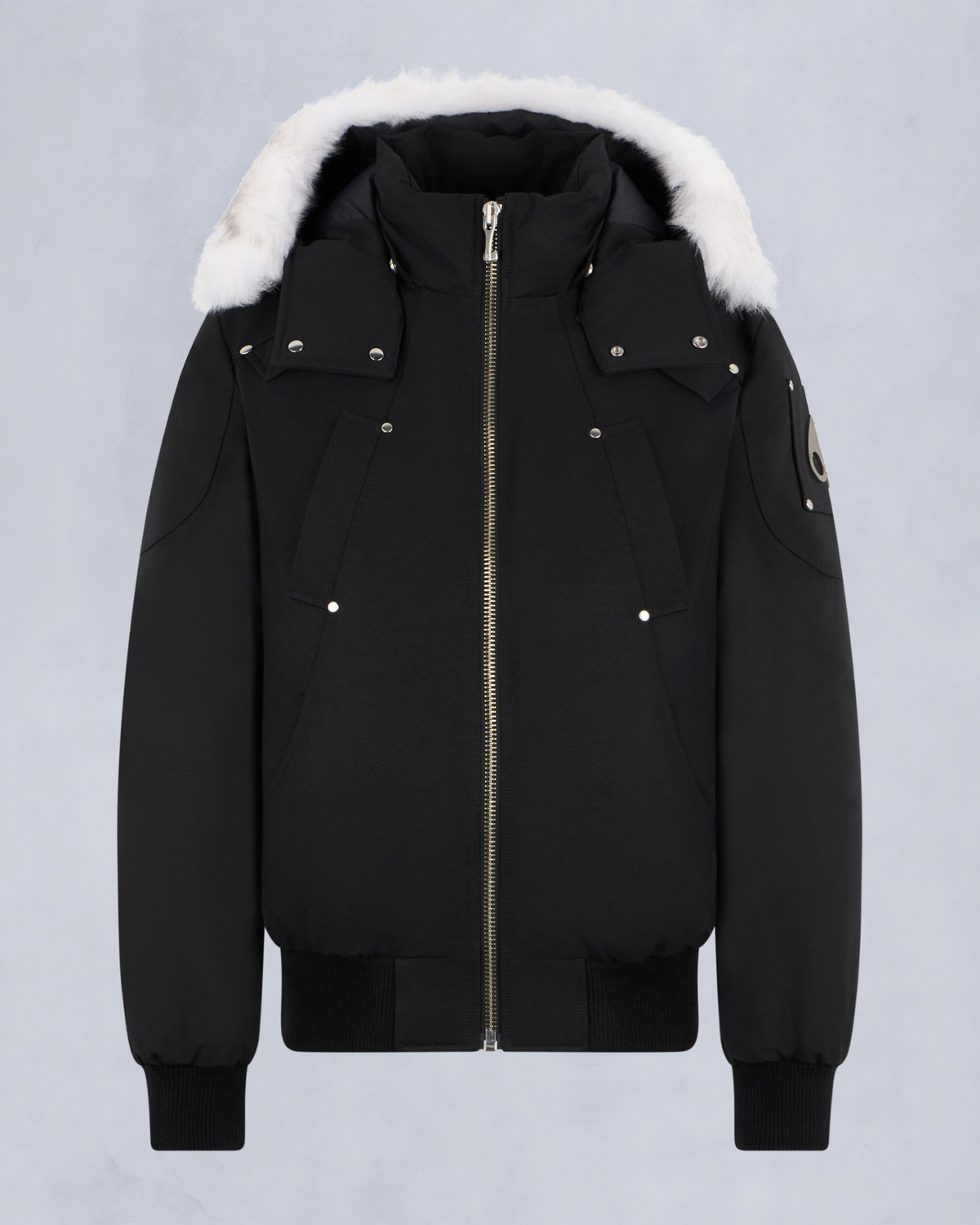 ORIGINAL BALLISTIC SHEARLING TRIM BOMBER JACKET