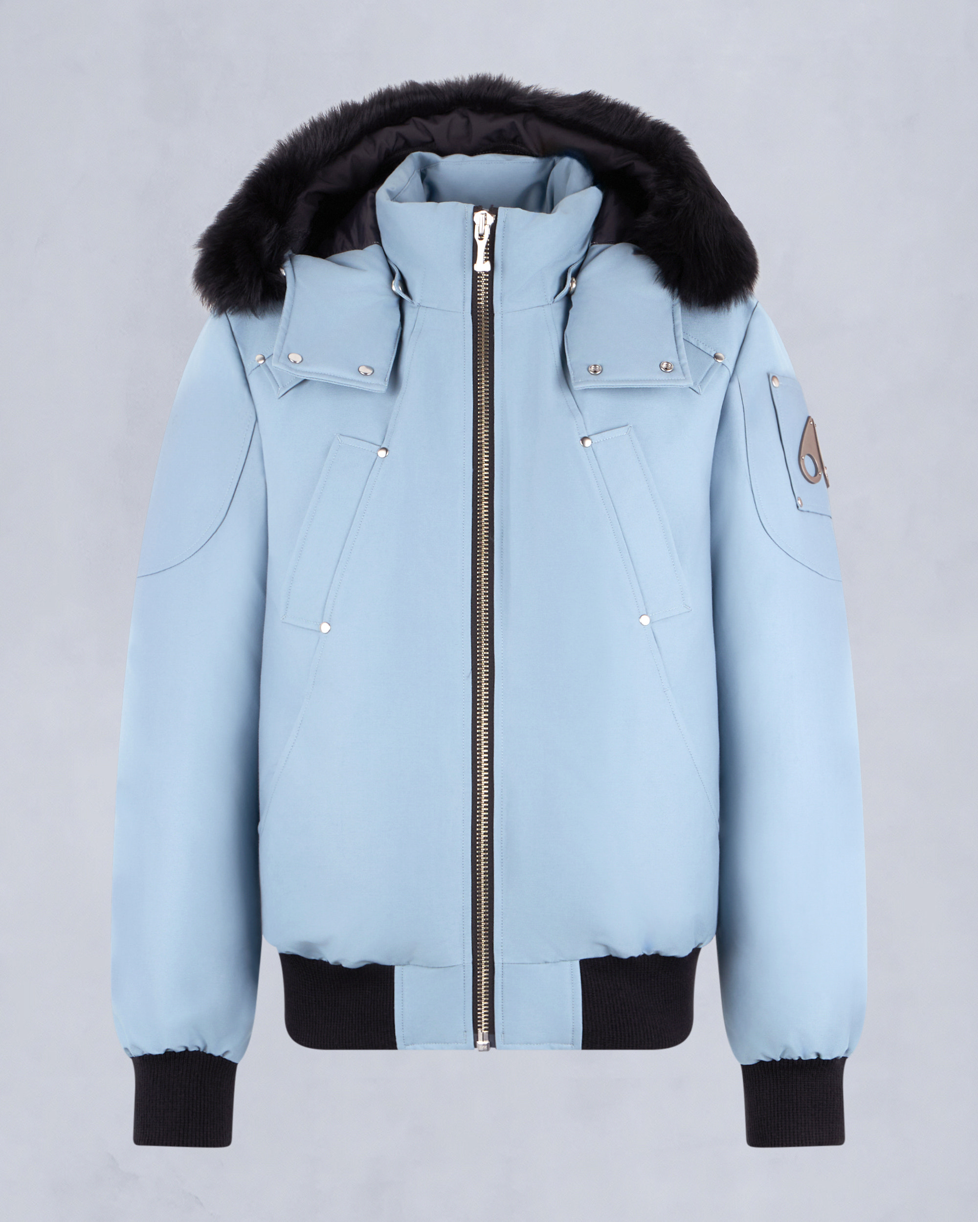 ORIGINAL BALLISTIC SHEARLING TRIM BOMBER JACKET