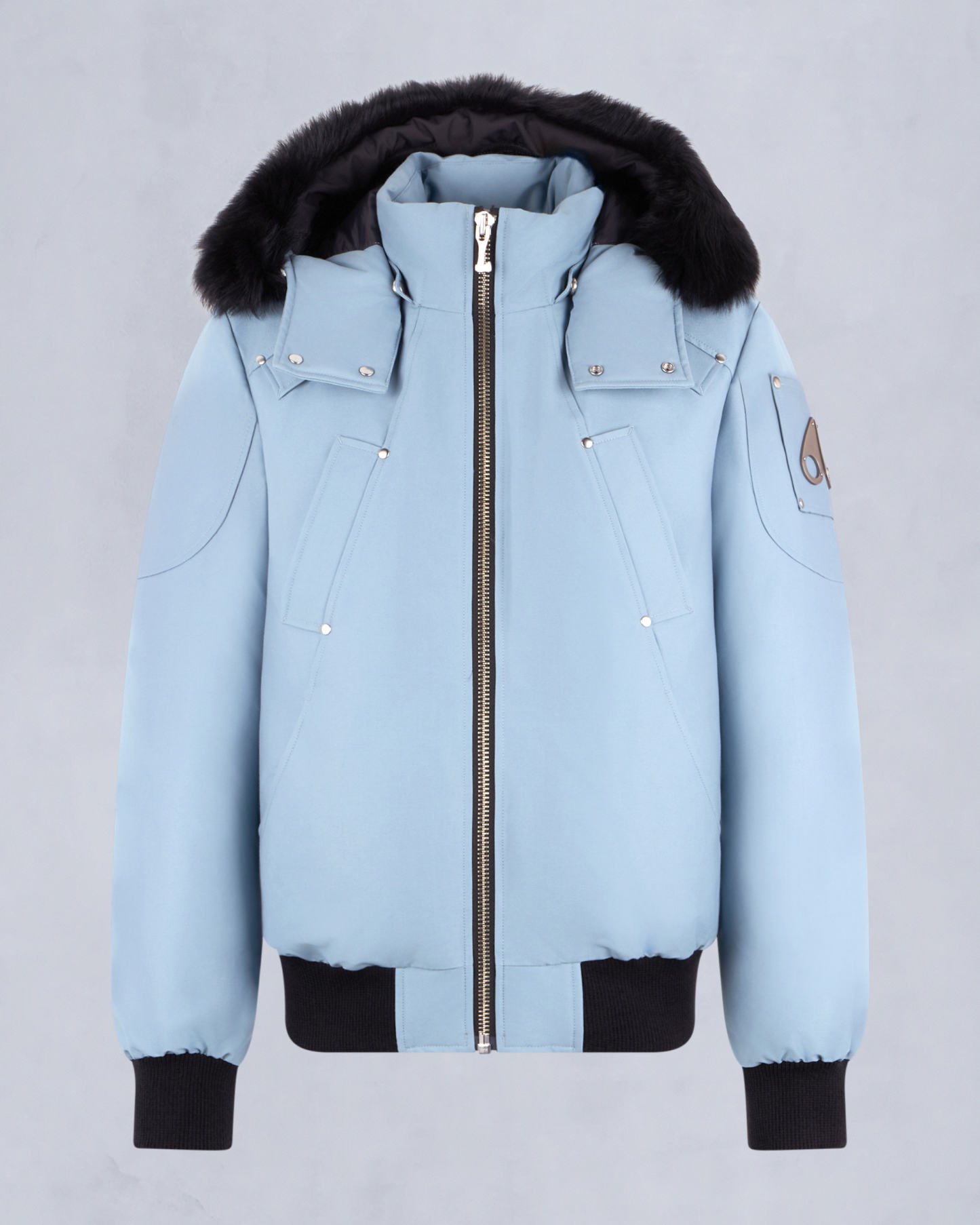 ORIGINAL BALLISTIC SHEARLING TRIM BOMBER JACKET