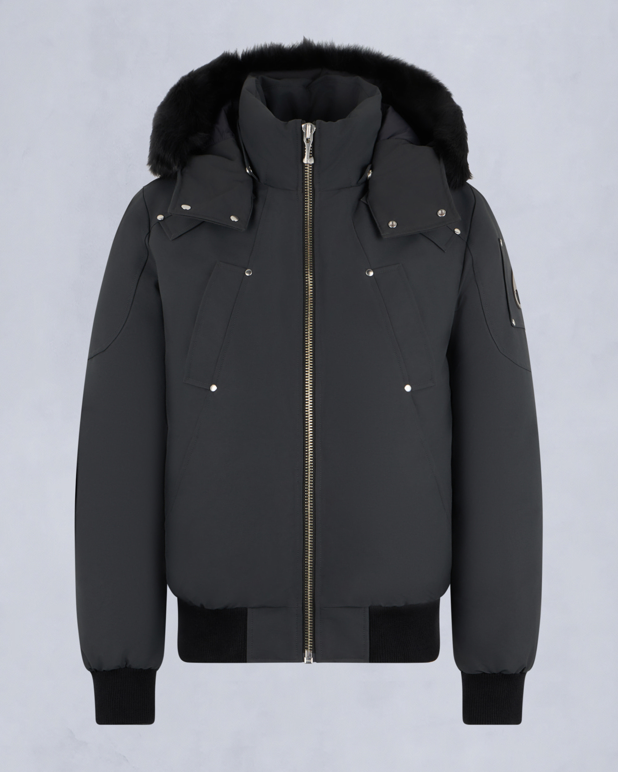 ORIGINAL BALLISTIC SHEARLING TRIM BOMBER JACKET