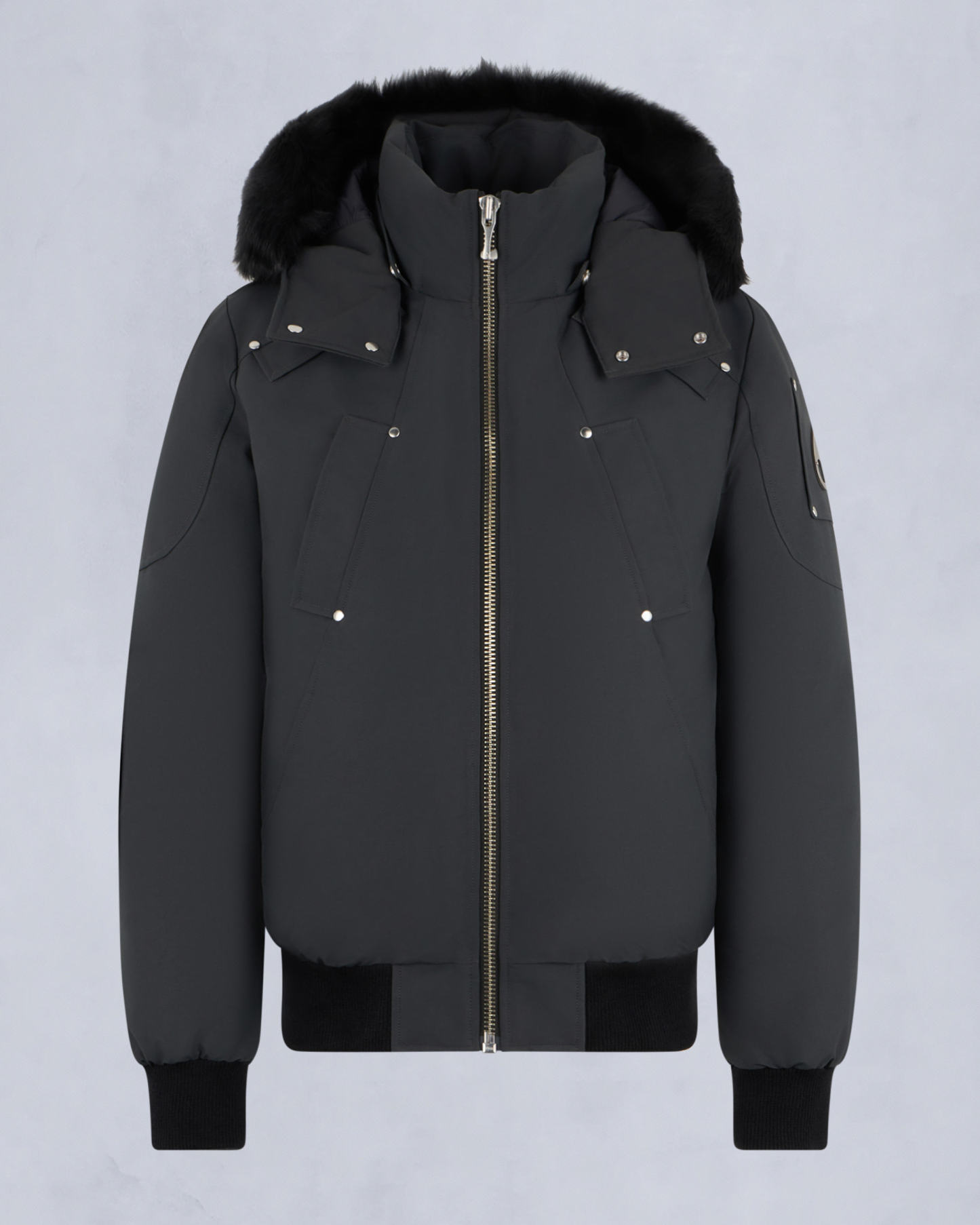 ORIGINAL BALLISTIC SHEARLING TRIM BOMBER JACKET