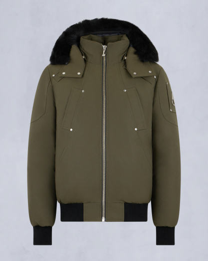 ORIGINAL BALLISTIC SHEARLING TRIM BOMBER JACKET