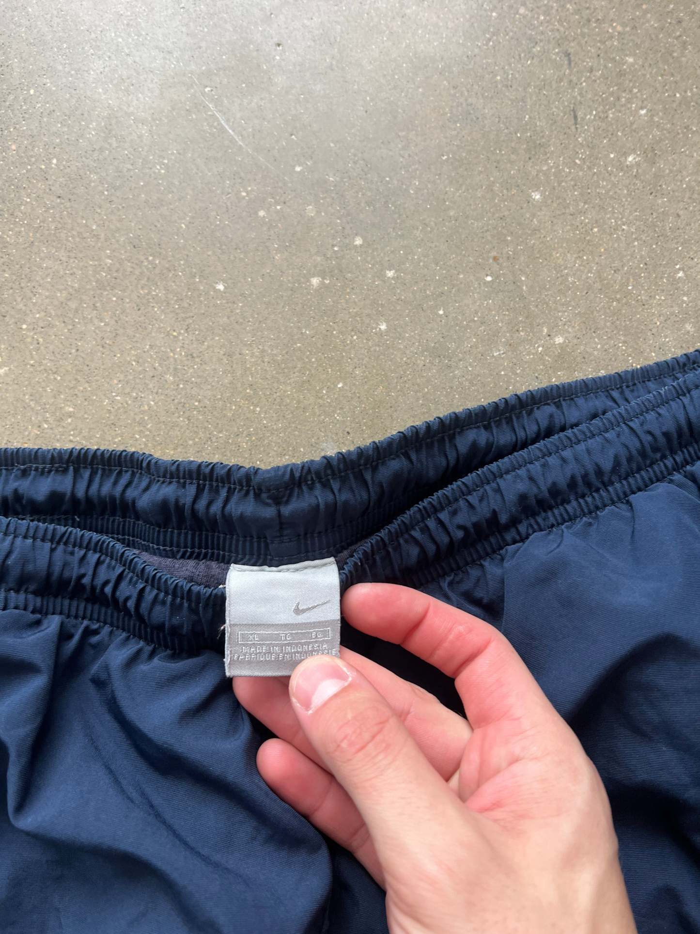 Vintage Navy Blue Nike Track Pants