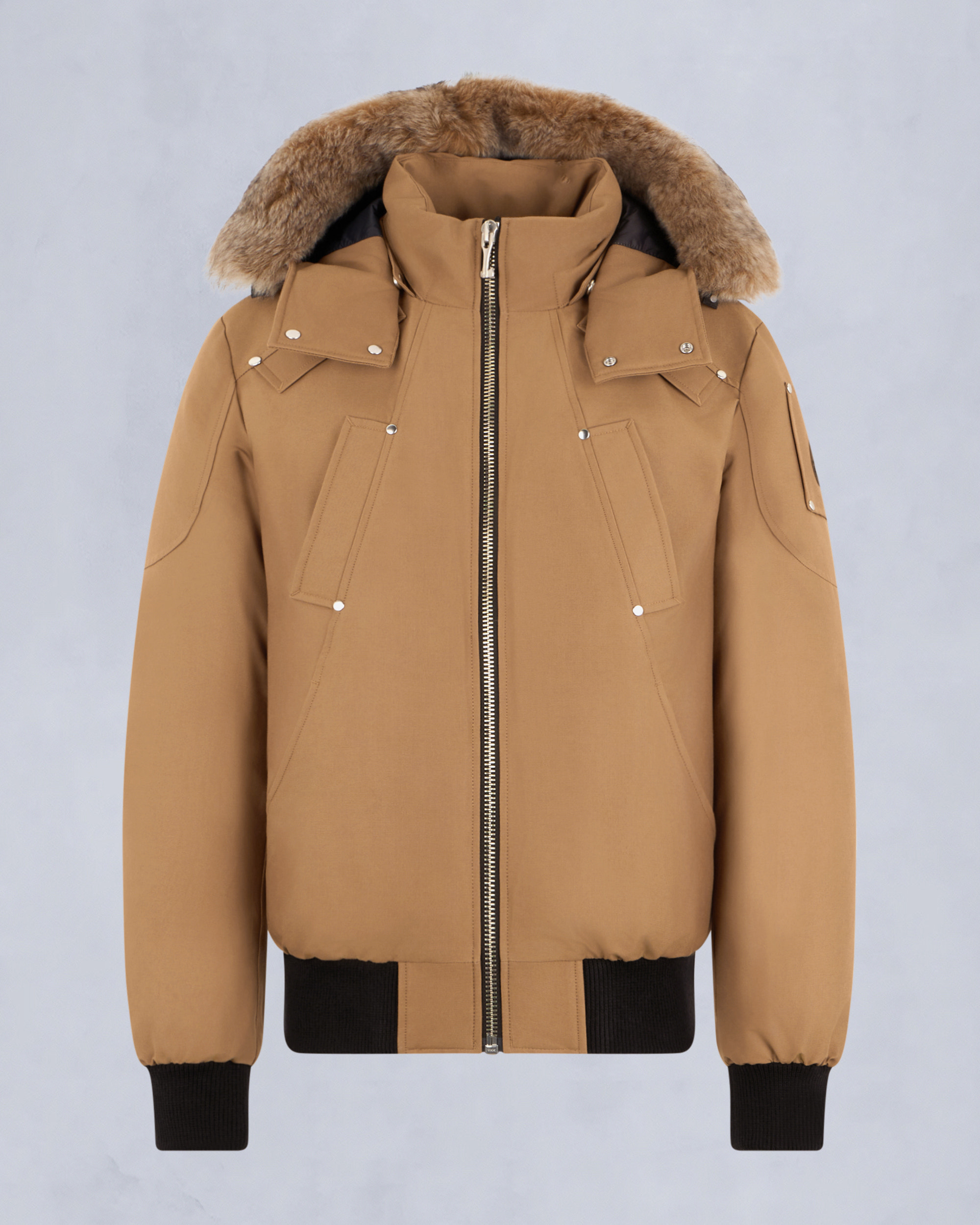 ORIGINAL BALLISTIC SHEARLING TRIM BOMBER JACKET