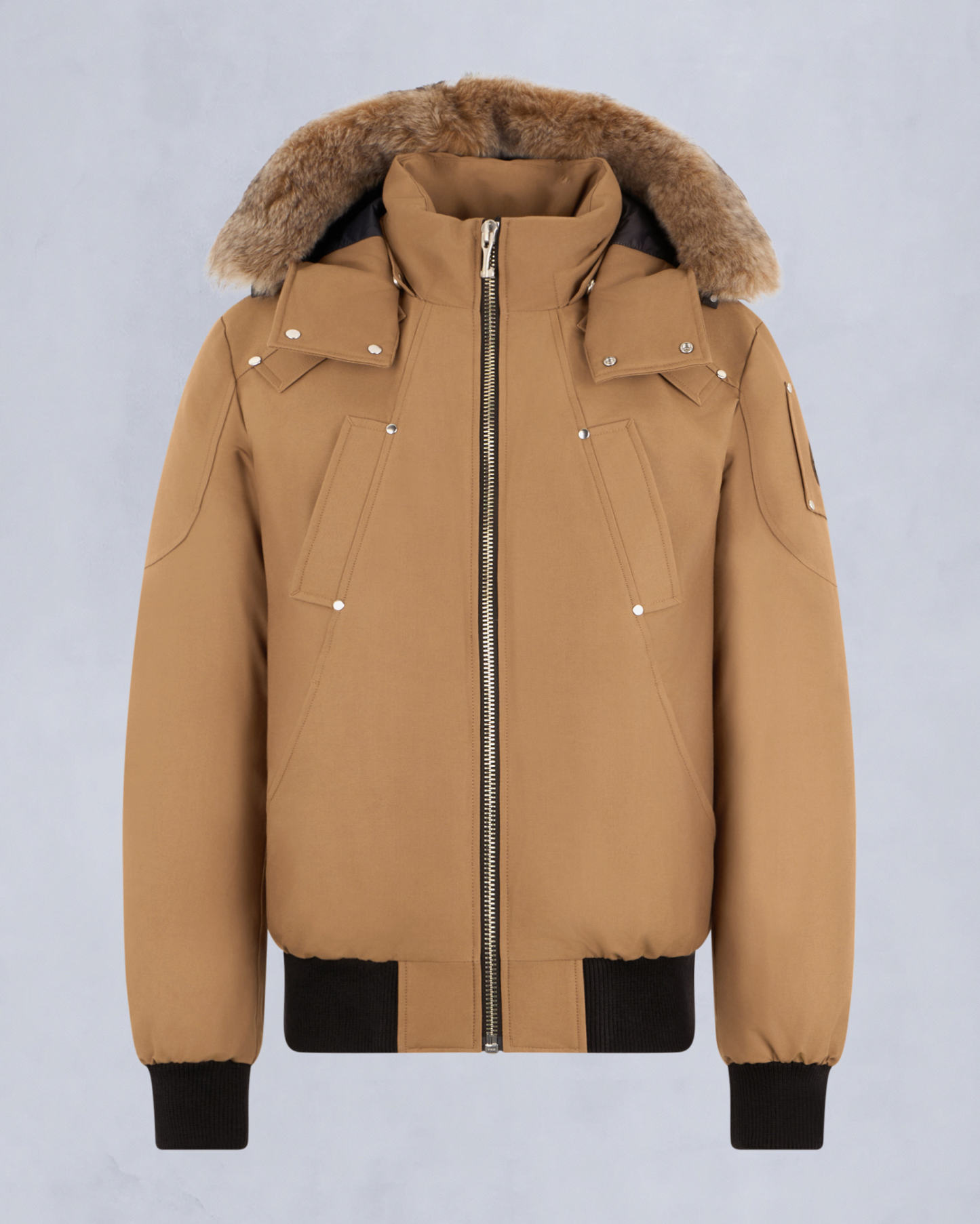 ORIGINAL BALLISTIC SHEARLING TRIM BOMBER JACKET