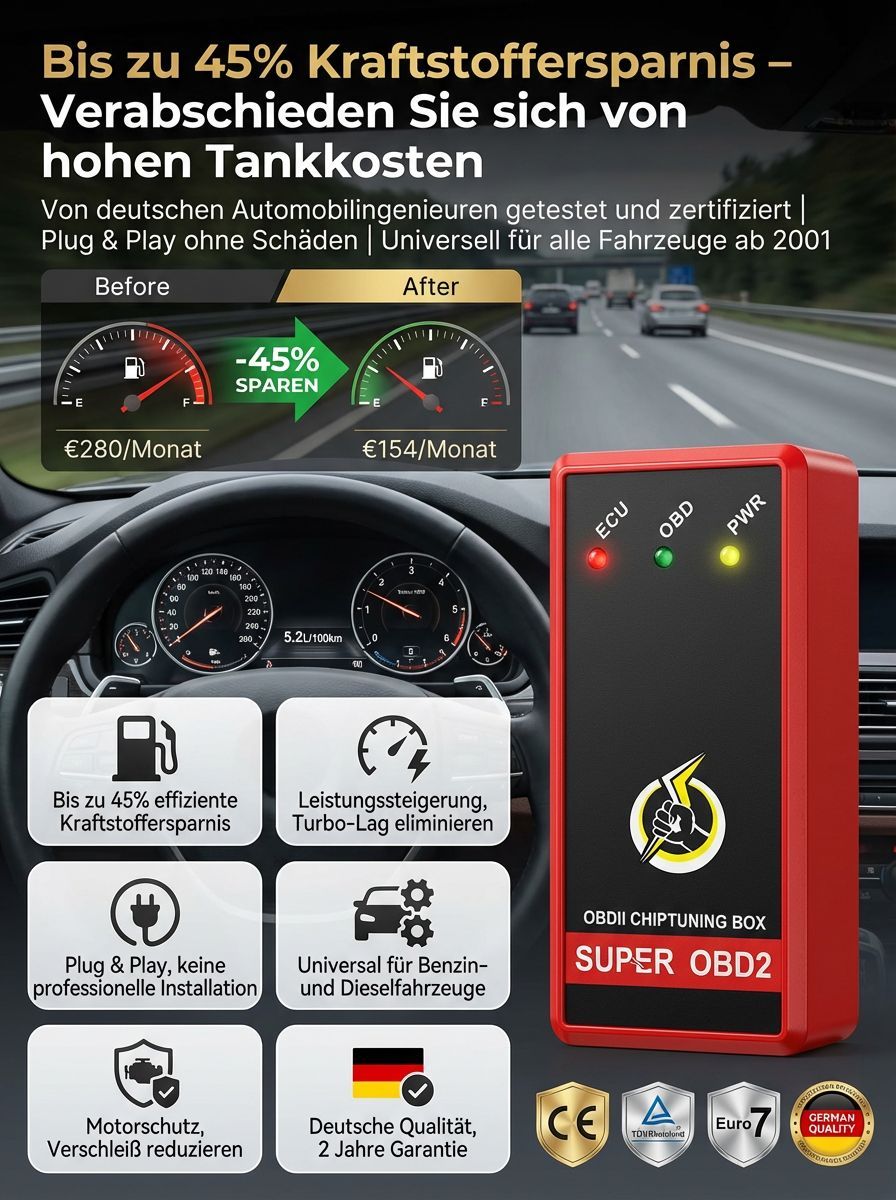 OBD2Nitro Optimierungskönig Kraftstoffspargerät