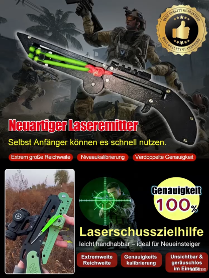 100% Legal – Keine Lizenz nötig [Verstärkte und stabile verbesserte Version] 0 mm Abweichung bis 200m – Kein Training