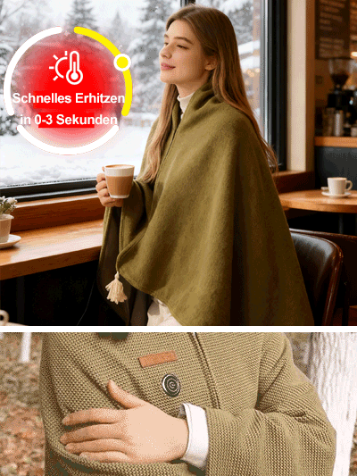 In nur 3 Sekunden wärmt er deinen ganzen Körper sofort auf! Graphen-Heizung Körper Wärmedecke