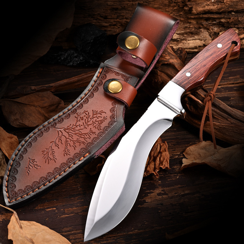 Hohe Härte, doppelte Verwendung】Outdoor-Machete】Haushaltsknochenhackmesser