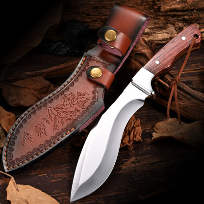 Hohe Härte, doppelte Verwendung】Outdoor-Machete】Haushaltsknochenhackmesser