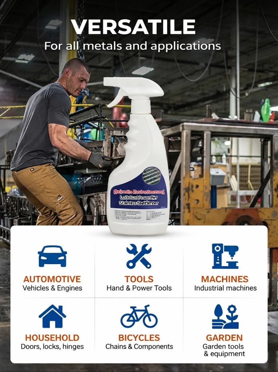 【Quick Rust Removal】Powerful Steel Rust Remover