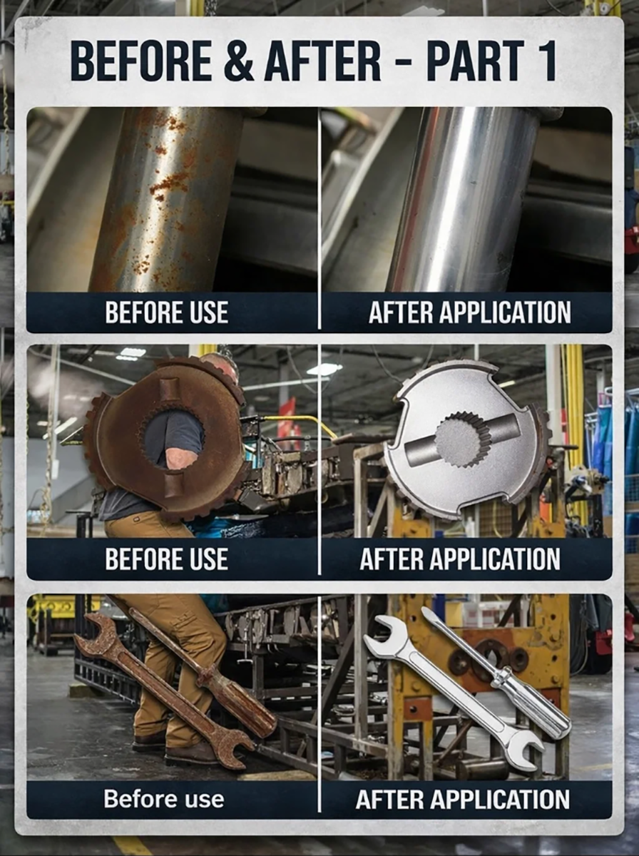 【Quick Rust Removal】Powerful Steel Rust Remover