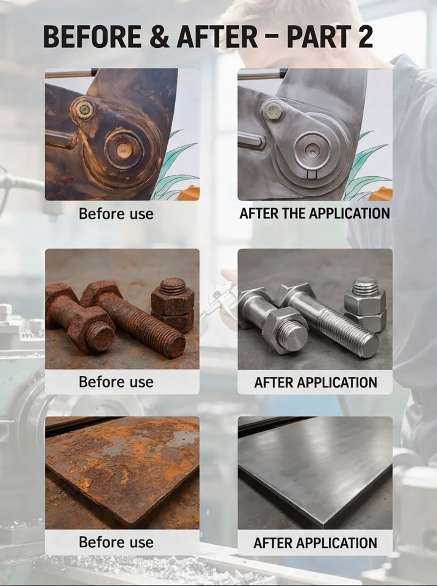 【Quick Rust Removal】Powerful Steel Rust Remover