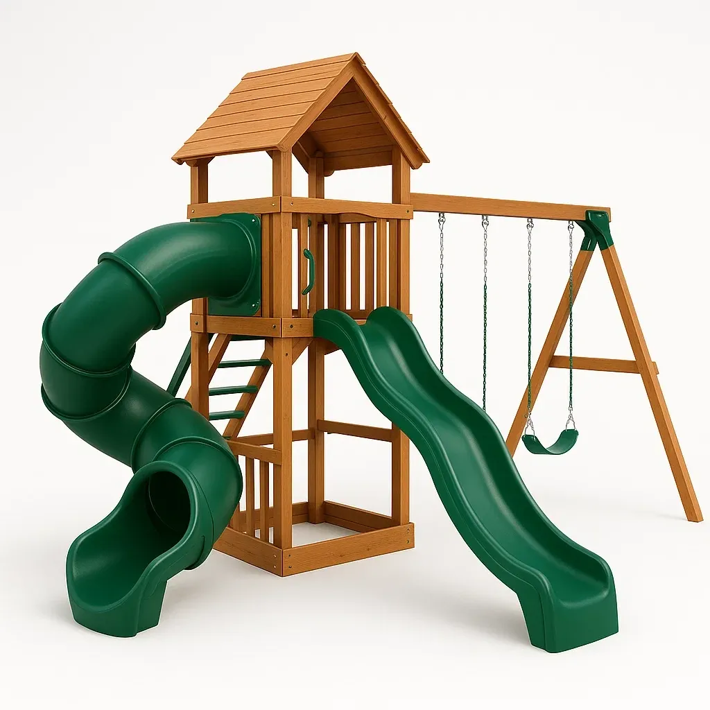 Giochi da esterno,Altalena combinata per bambini da esterno - Furnihomemarket