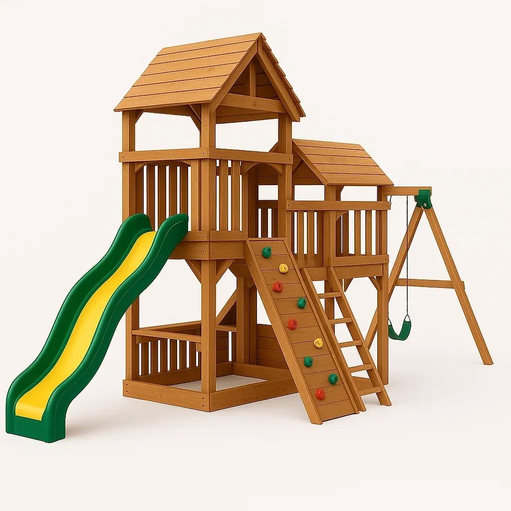 Giochi da esterno,Altalena combinata per bambini da esterno - Furnihomemarket