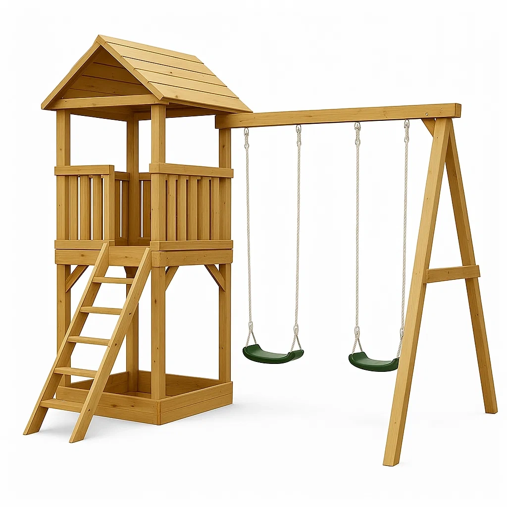 Giochi da esterno,Altalena combinata per bambini da esterno - Furnihomemarket