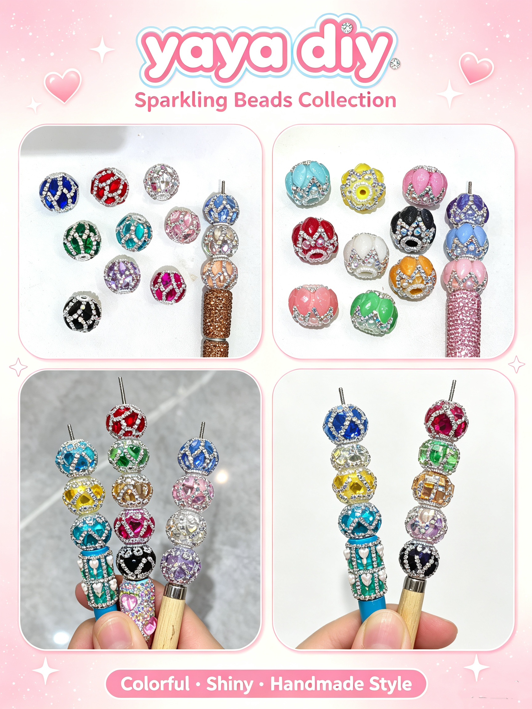 YaYa-diy beads pens accessory 