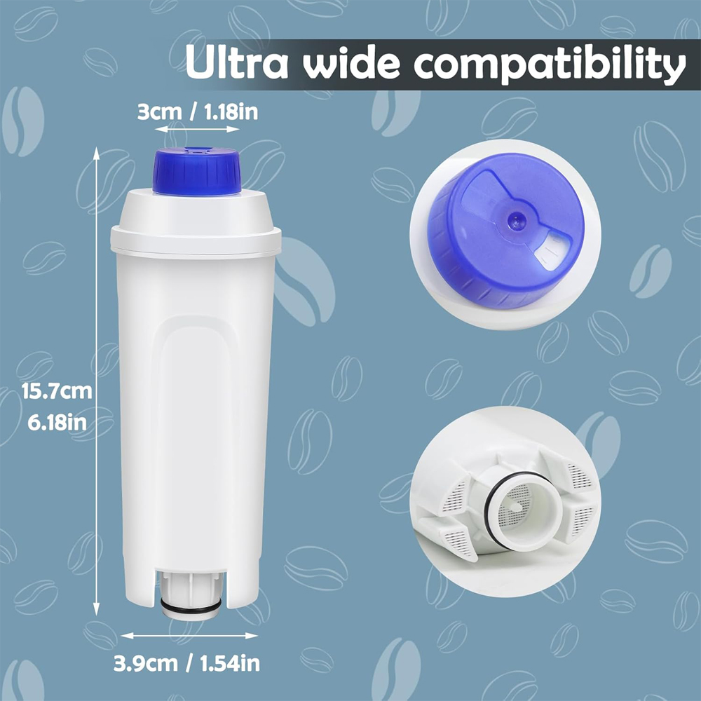 2 Packs DLSC002 Coffee Machine Filters