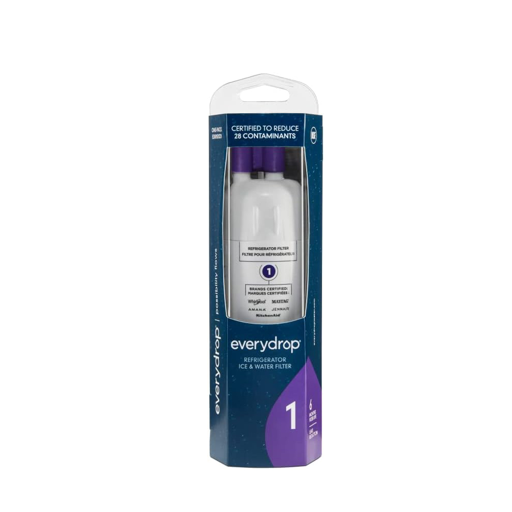 Refrigerator Water Filter 1,EDR1RXD1,Single Pack/Purple Filter