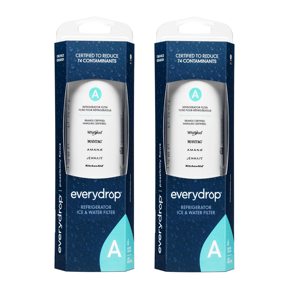 Replacement Refrigerator Water Filter A/EDRARXD1 2 Packs