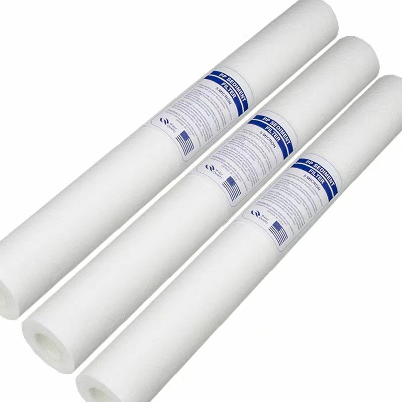 20"x 2.5" Polypropylene 1,5,10 Micron PP SED Sediment Water Filter for RO System Reaplacement
