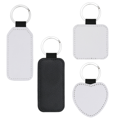 Blank Leather Key Chain for Heat Press