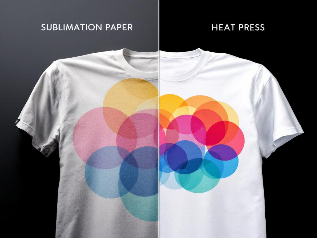 sublimation colors before heat press vs after pressing