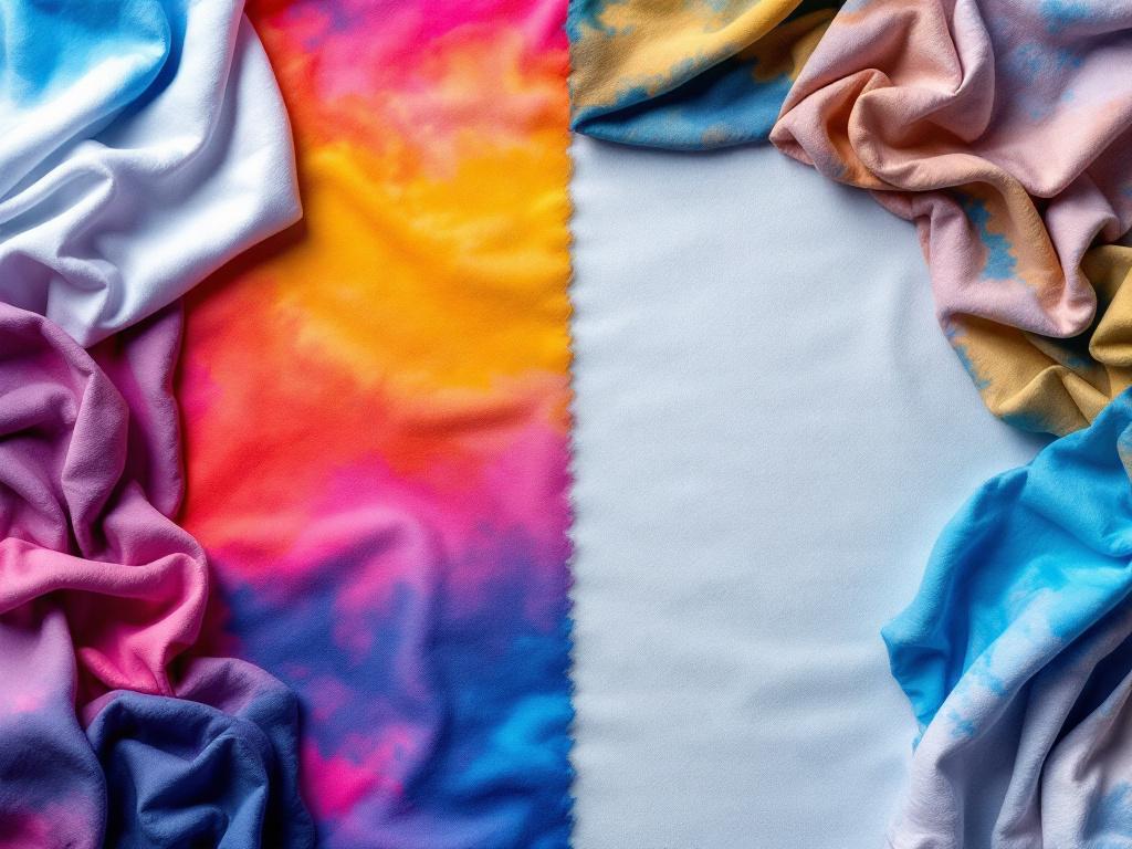 Visual comparison showing how sublimation colors appear vibrant on suitable materials and faded on unsuitable ones.